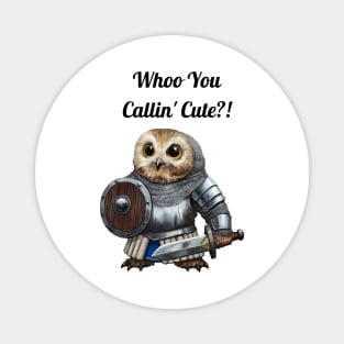 Owl Warrior Magnet